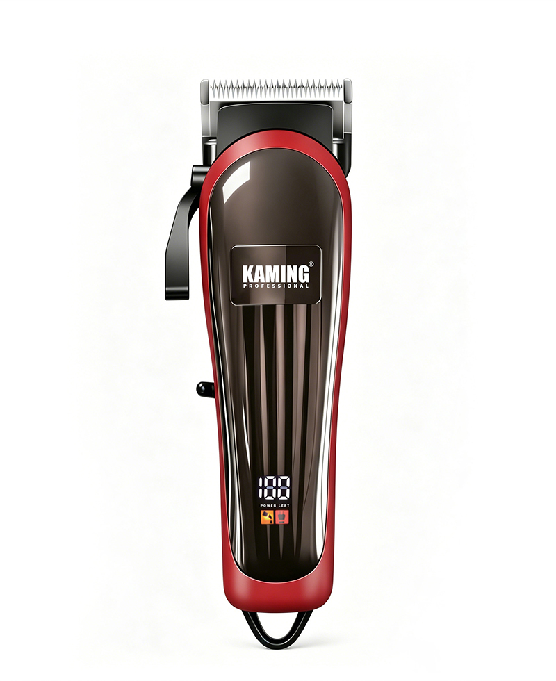 قیچی برقی خانگی Kaming802 صفحه نمایش دیجیتال قیچی برقی با کیفیت بالا موبر حرفه ای اصلاح کننده مخروطی