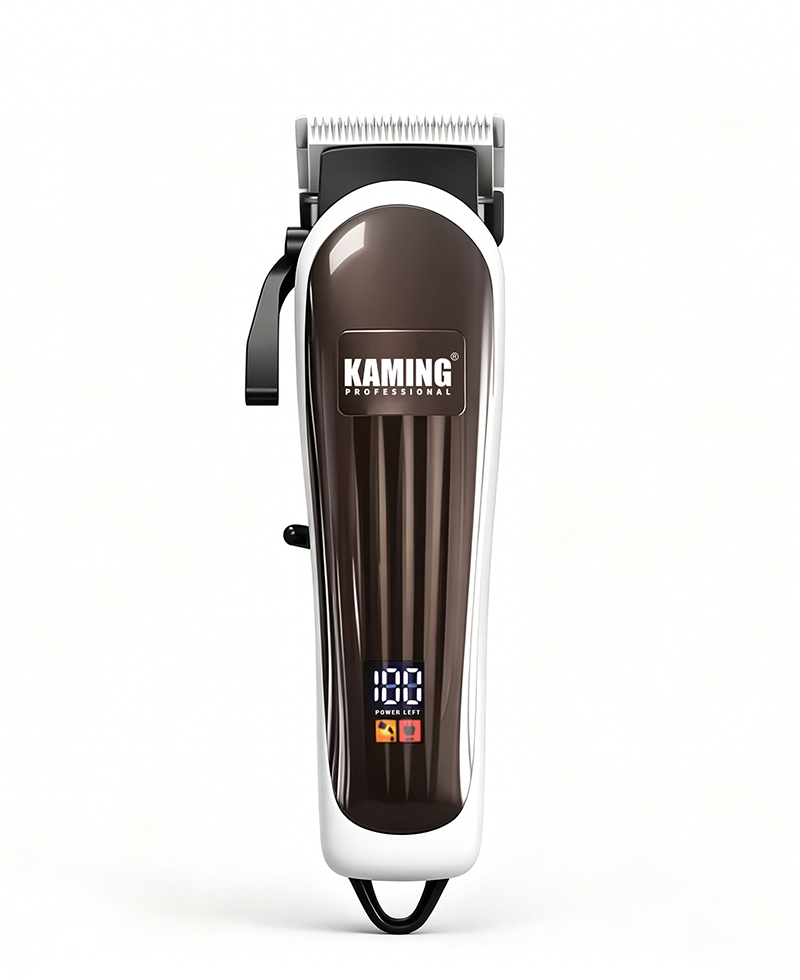 قیچی برقی خانگی Kaming802 صفحه نمایش دیجیتال قیچی برقی با کیفیت بالا موبر حرفه ای اصلاح کننده مخروطی