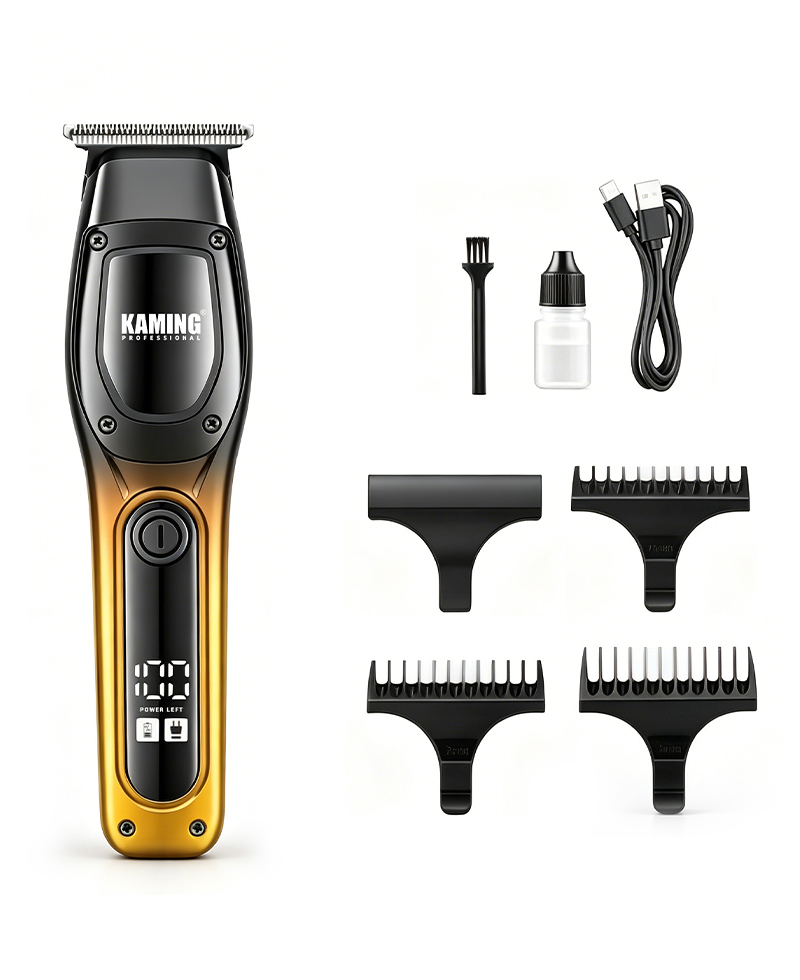 گیره برقی جدید Kaming1711 برای مردان صفحه نمایش دیجیتال صفر شکاف 7000 دور در دقیقه قیچی با جزئیات تجارت مرزی