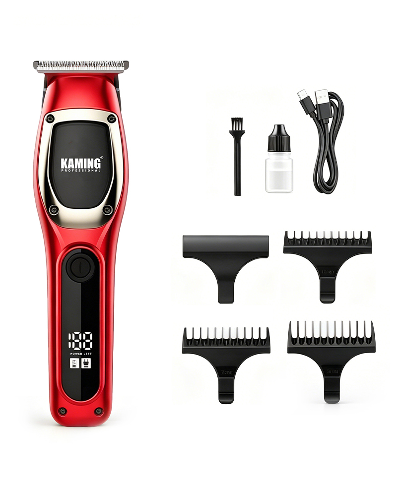 گیره برقی جدید Kaming1711 برای مردان صفحه نمایش دیجیتال صفر شکاف 7000 دور در دقیقه قیچی با جزئیات تجارت مرزی